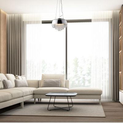 Milagro lampa wisząca Luna 3xE14 chrom ML3801 (ML3801)