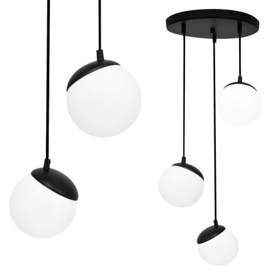 Milagro lampa wisząca Sfera Black 3xE14 MLP8868 (MLP8868)