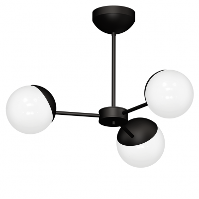 Milagro lampa wisząca/żyrandol Sfera Black 3xE14 MLP8865 (MLP8865)