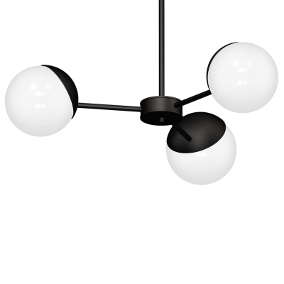 Milagro lampa wisząca/żyrandol Sfera Black 3xE14 MLP8865 (MLP8865)