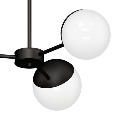 Milagro lampa wisząca/żyrandol Sfera Black 3xE14 MLP8865 (MLP8865)