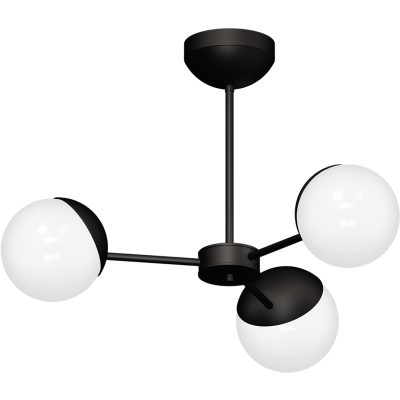 Milagro lampa wisząca/żyrandol Sfera Black 3xE14 MLP8865 (MLP8865)