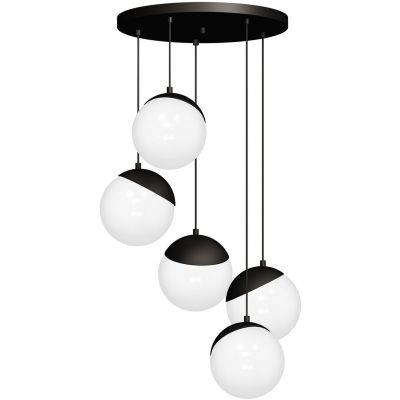 Milagro lampa wisząca Sfera Black 5xE14 MLP8869 (MLP8869)