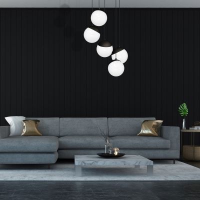 Milagro lampa wisząca Sfera Black 5xE14 MLP8869 (MLP8869)