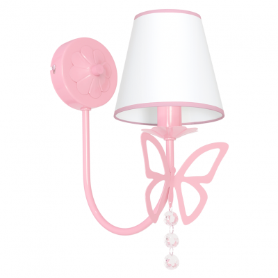 MILAGRO Kinkiet CHARLOTTE PINK 1xE14 (MLP4215)
