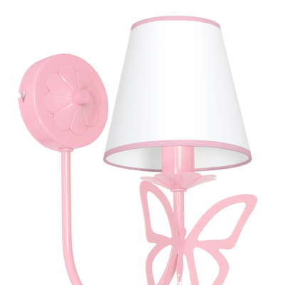 MILAGRO Kinkiet CHARLOTTE PINK 1xE14 (MLP4215)