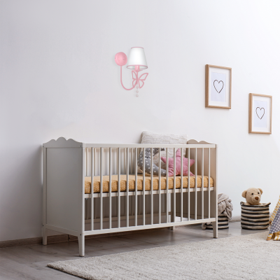 MILAGRO Kinkiet CHARLOTTE PINK 1xE14 (MLP4215)