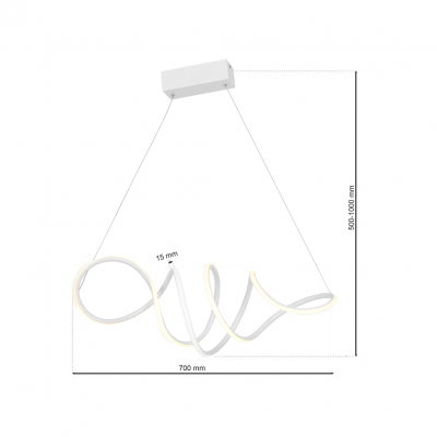 Milagro lampa wisząca LED Loca 56W 3360lm 4000K ML5491 (ML5491)