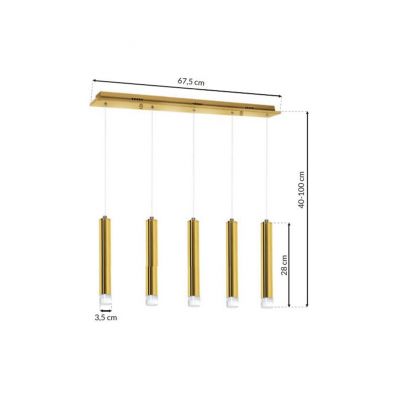 Milagro lampa wisząca LED Goldie 25W 1750lm 4000K ML5715 (ML5715)