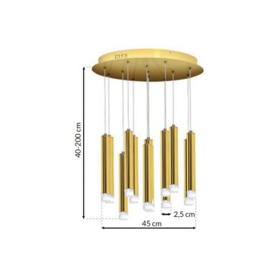 Milagro lampa wisząca LED Goldie 12W 840lm 4000K ML5716 (ML5716)