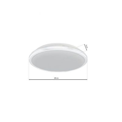 Milagro plafon LED Terma 18W 1260lm 4000K biały IP44 ML6401 (ML6401)