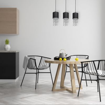 Milagro lampa wisząca Almeria 3xE27 czarna MLP64300 (MLP64300)