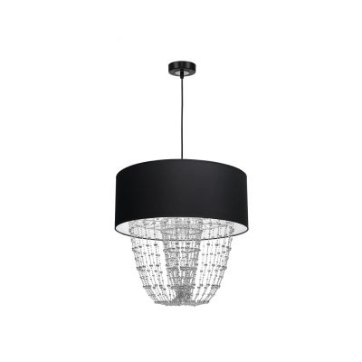 Milagro lampa wisząca Almeria E27 czarna/chrom MLP6432 (MLP6432)