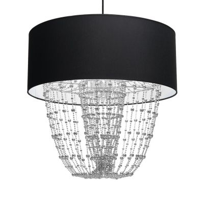 Milagro lampa wisząca Almeria E27 czarna/chrom MLP6432 (MLP6432)