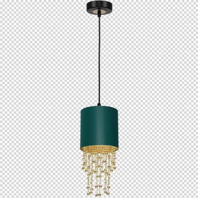 Milagro lampa wisząca Almeria E27 zielono/złota MLP6449 (MLP6449)