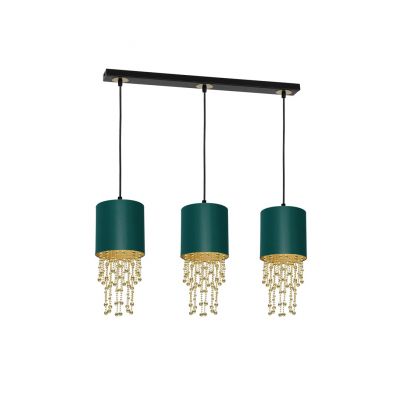 Milagro lampa wisząca Almeria 3xE27 zielono/złota MLP64500 (MLP64500)