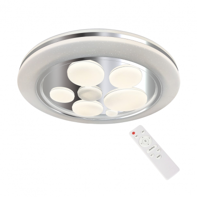Milagro plafon LED Bubbles 48W 3600lm 3000K/6000K czarno/biały ML6195 (ML6195)