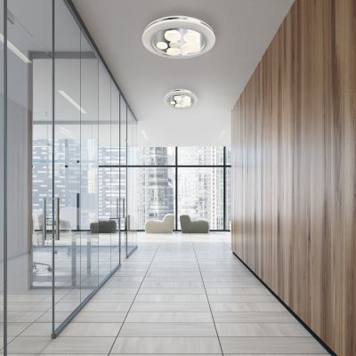 Milagro plafon LED Bubbles 48W 3600lm 3000K/6000K czarno/biały ML6195 (ML6195)