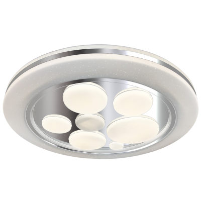 Milagro plafon LED Bubbles 48W 3600lm 3000K/6000K czarno/biały ML6195 (ML6195)