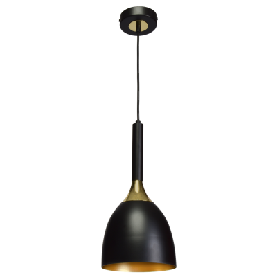 MILAGRO Lampa wisząca CLARK BLACK/GOLD 1xE27 (MLP6221)