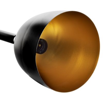 Milagro lampa wisząca Clark 3xE27 czarno/złota MLP6222 (MLP6222)