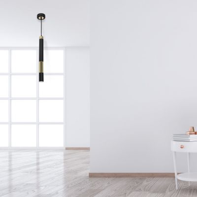 Milagro lampa wisząca Dallas GU10 czarno/złota MLP6545 (MLP6545)