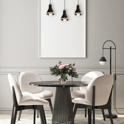 MILAGRO Lampa wisząca HOLLY BLACK / WOOD 3xE27 60W (MLP6256)