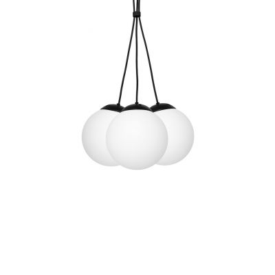 Milagro lampa wisząca Lima 3xE14 czarno/biała MLP6523 (MLP6523)