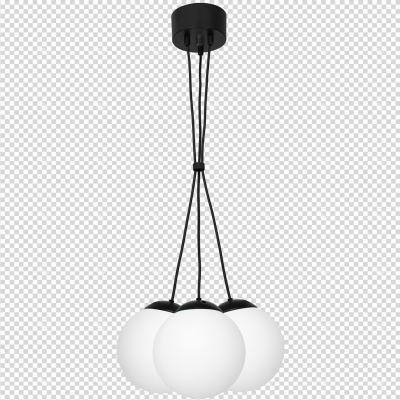 Milagro lampa wisząca Lima 3xE14 czarno/biała MLP6523 (MLP6523)