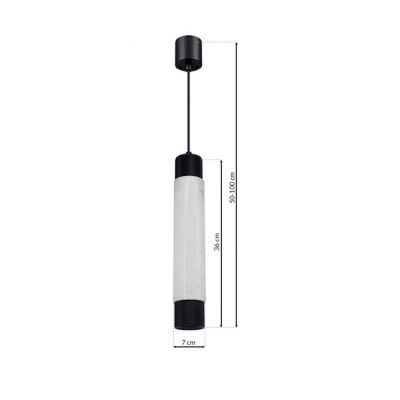 Milagro lampa wisząca Marble GU10 biało/czarna ML6341 (ML6341)