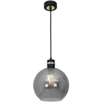 MILAGRO Lampa wisząca OMEGA BLACK/GOLD 1xE27 (MLP65300)