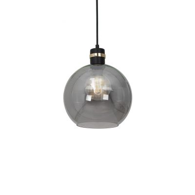 MILAGRO Lampa wisząca OMEGA BLACK/GOLD 1xE27 (MLP65300)