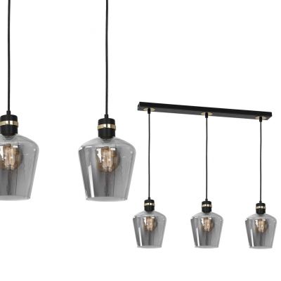 Milagro lampa wisząca Richmond 3xE27 czarno/złota MLP6539 (MLP6539)