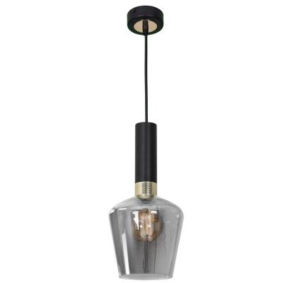 MILAGRO Lampa wisząca ROMA BLACK 1xE27 (MLP6484)