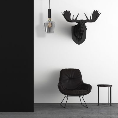 MILAGRO Lampa wisząca ROMA BLACK 1xE27 (MLP6484)