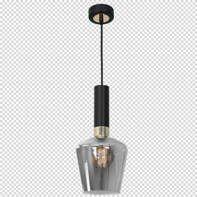 MILAGRO Lampa wisząca ROMA BLACK 1xE27 (MLP6484)