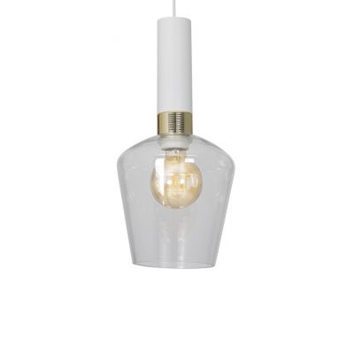 MILAGRO Lampa wisząca ROMA WHITE 1xE27 (MLP6487)