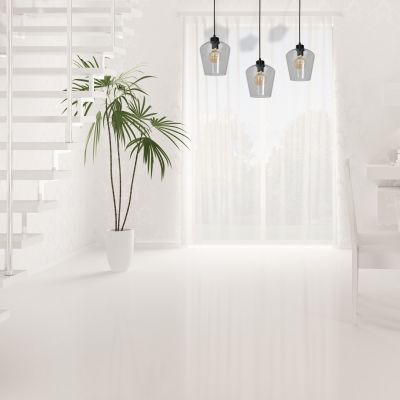 Milagro lampa wisząca Santiago Clear 3xE27 czarna MLP6608 (MLP6608)