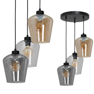 MILAGRO Lampa wisząca SANTIAGO MIX 3xE27 (MLP6614)