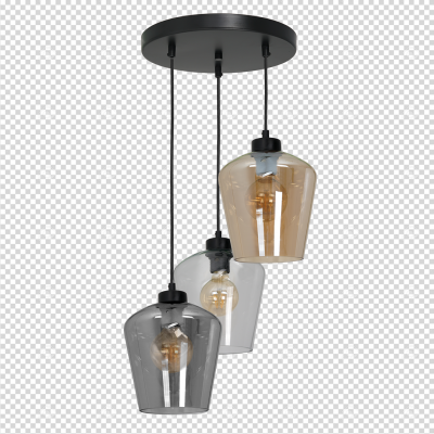 MILAGRO Lampa wisząca SANTIAGO MIX 3xE27 (MLP6614)