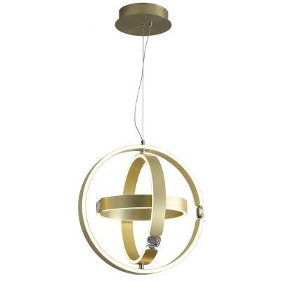 Milagro lampa wisząca LED Sirius 80W 4000lm 4000K złota ML6187 (ML6187)