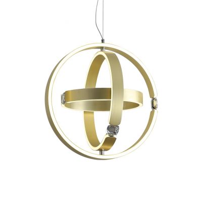 Milagro lampa wisząca LED Sirius 80W 4000lm 4000K złota ML6187 (ML6187)