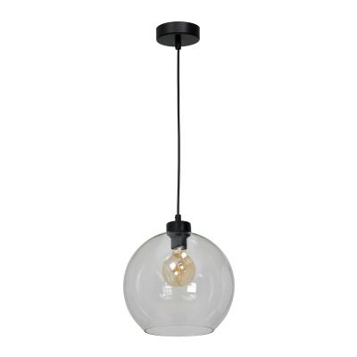 Milagro lampa wisząca Sofia Clear E27 czarna MLP6576 (MLP6576)