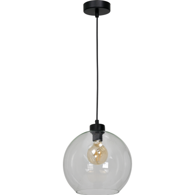Milagro lampa wisząca Sofia Clear E27 czarna MLP6576 (MLP6576)