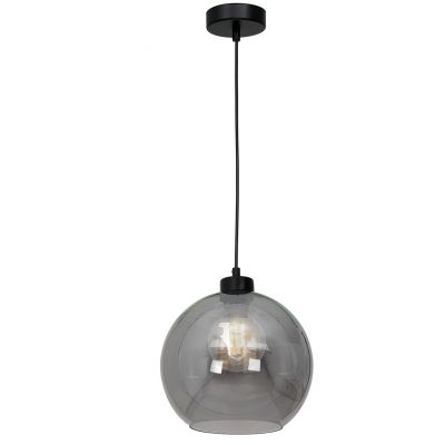 Milagro lampa wisząca Sofia Smoked E27 czarna MLP6577 (MLP6577)