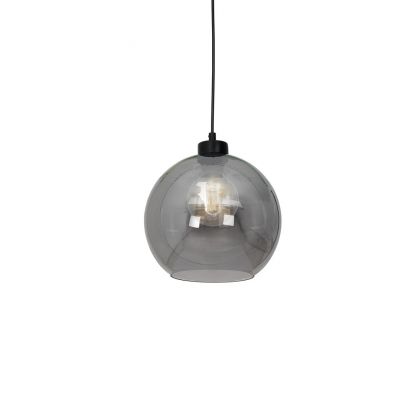 Milagro lampa wisząca Sofia Smoked E27 czarna MLP6577 (MLP6577)