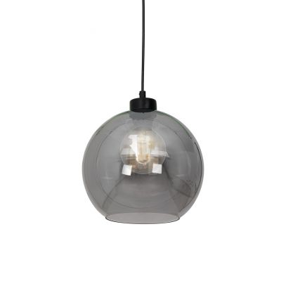 Milagro lampa wisząca Sofia Smoked E27 czarna MLP6577 (MLP6577)