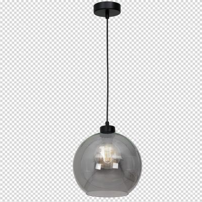 Milagro lampa wisząca Sofia Smoked E27 czarna MLP6577 (MLP6577)