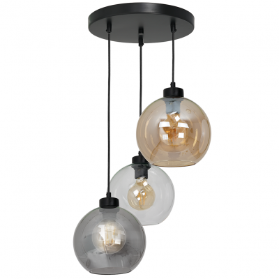 Milagro lampa wisząca Sofia Mix 3xE27 czarny MLP6585 (MLP6585)