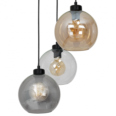 Milagro lampa wisząca Sofia Mix 3xE27 czarny MLP6585 (MLP6585)